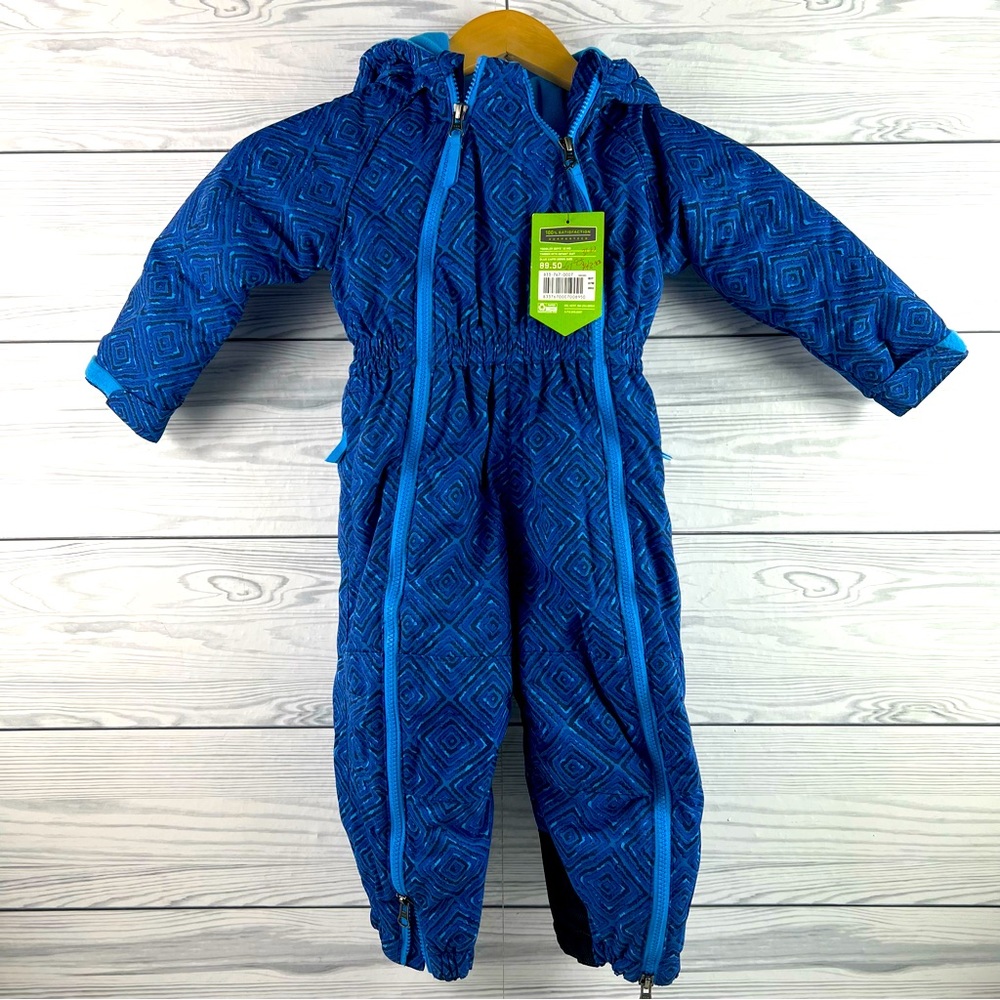 REI Co-op Timber Mountain Snowsuit  Baby Toddler Boys 18 Months Blue Full Zipper